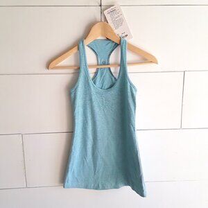 Lululemon size 4 reversible cool racerback tank stripes